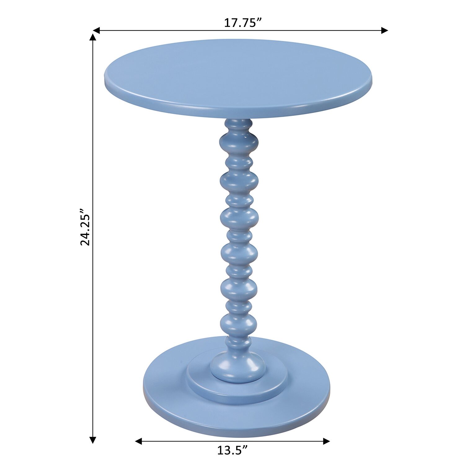 Palm Spindle End Table