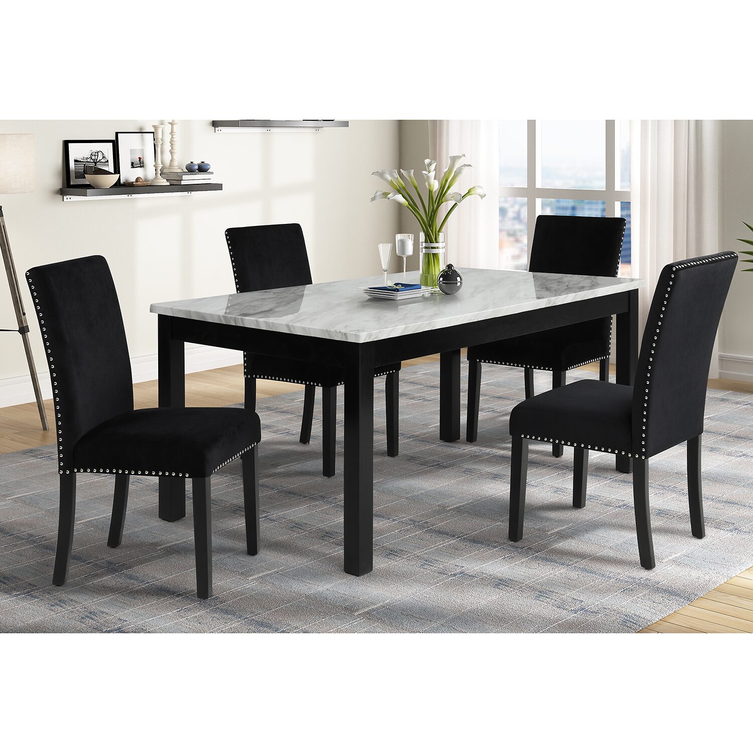 Celeste 5-pc. Round Dining Set