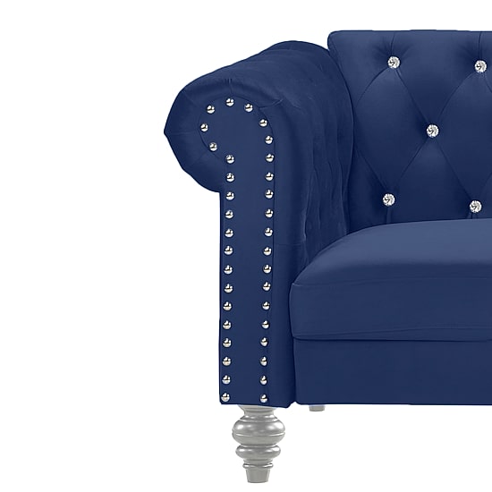 Emma Roll-Arm Loveseat