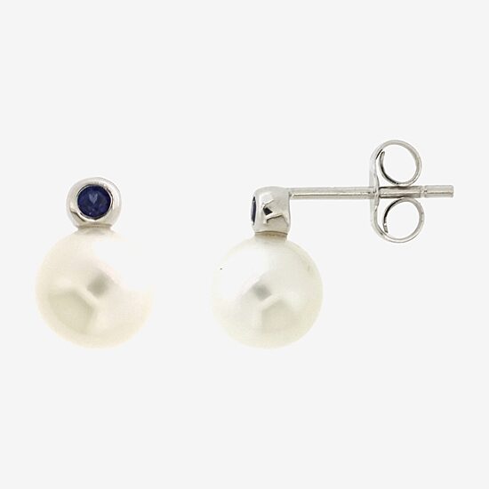 Womens White Cultured Freshwater Pearl Sterling Silver 3-pc. Jewelry Set