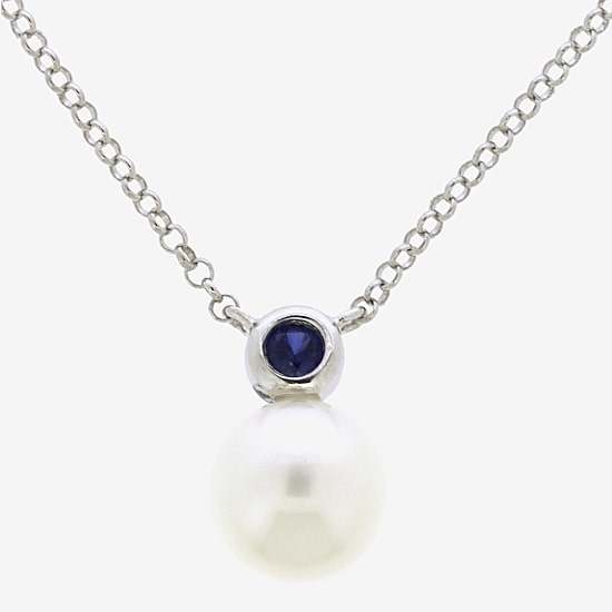 Womens White Cultured Freshwater Pearl Sterling Silver 3-pc. Jewelry Set