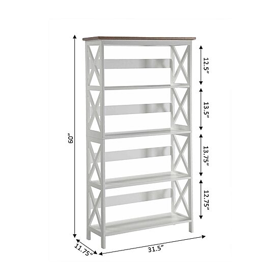 Oxford 5-Tier Bookcase