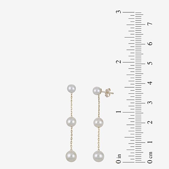 Cultured Freshwater Pearl Sterling Silver Earrings