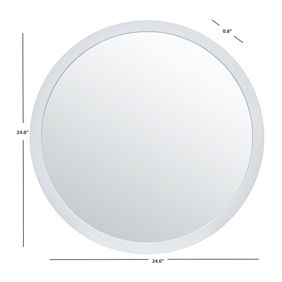 Safavieh 24" X 24" Jove Wall Mount Round Wall Mirror