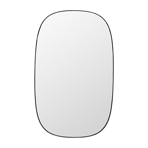Safavieh 23" X 37" Varia Wall Mount Rectangular Wall Mirror, One Size, Black