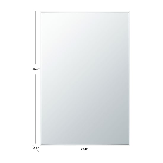 Safavieh 24" X 36" Rectangle Harlon Wall Mount Rectangular Wall Mirror