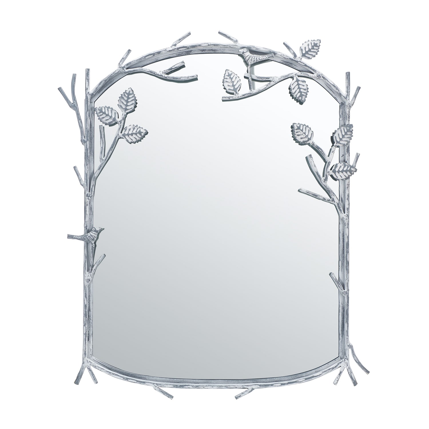 Safavieh 24" X 30.25" Silver Fayth Wall Mount Wall Mirror