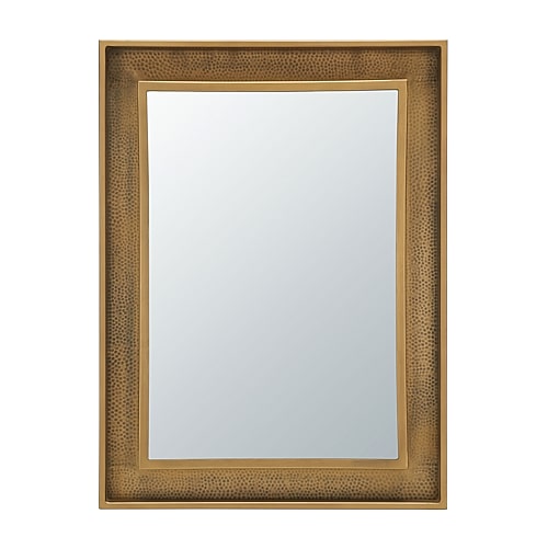 Safavieh 23.5" X 31.5" Gold Lavanya Wall Mount Rectangular Wall Mirror, One Size, Yellow