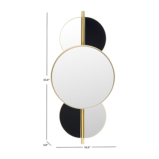 Safavieh 16.5" X 35" Syrus Wall Mount Wall Mirror