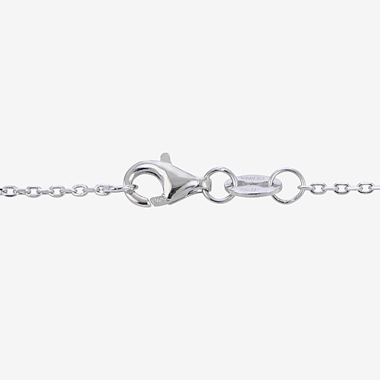 Womens White Cultured Freshwater Pearl Sterling Silver 16 Inch Pendant Necklace