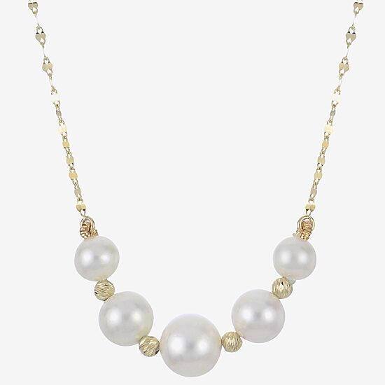 Womens White 18 Inch Strand Necklace