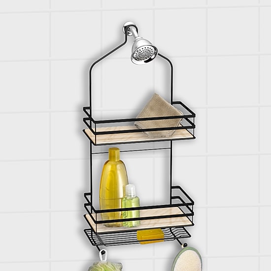 Popular Bath Woodbury Shower Bathtub Caddy