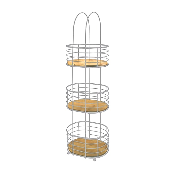 Popular Bath Norwood 3 Tier Spa Tower Round Bathroom Organizer
