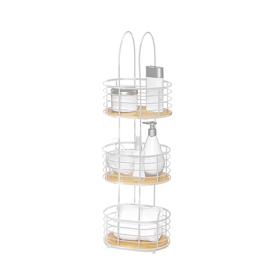 Popular Bath Norwood 3 Tier Spa Tower Round Bathroom Organizer