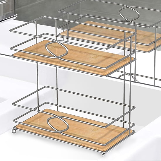 Popular Bath Glenwood 2tier Shelf Twr Caddy Bathroom Organizer