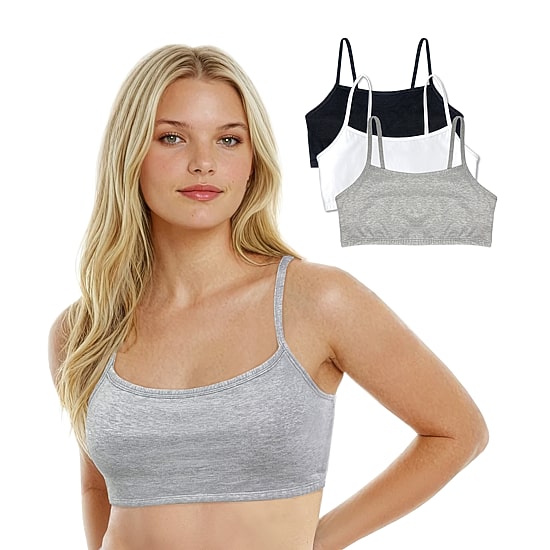 Bestform Spaghetti Strap Cotton Comfort Bra 3pk – 5009036PP