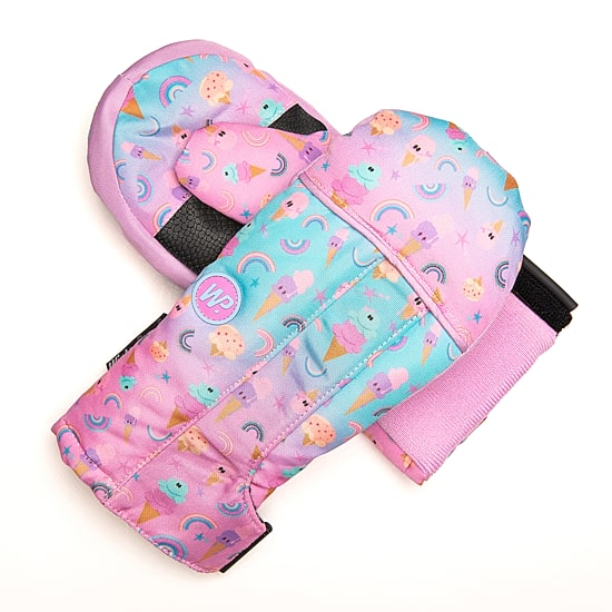 WinterProof Easy On Vertical Velcro Opening, Suregrip Palm Toddler Girls Mittens