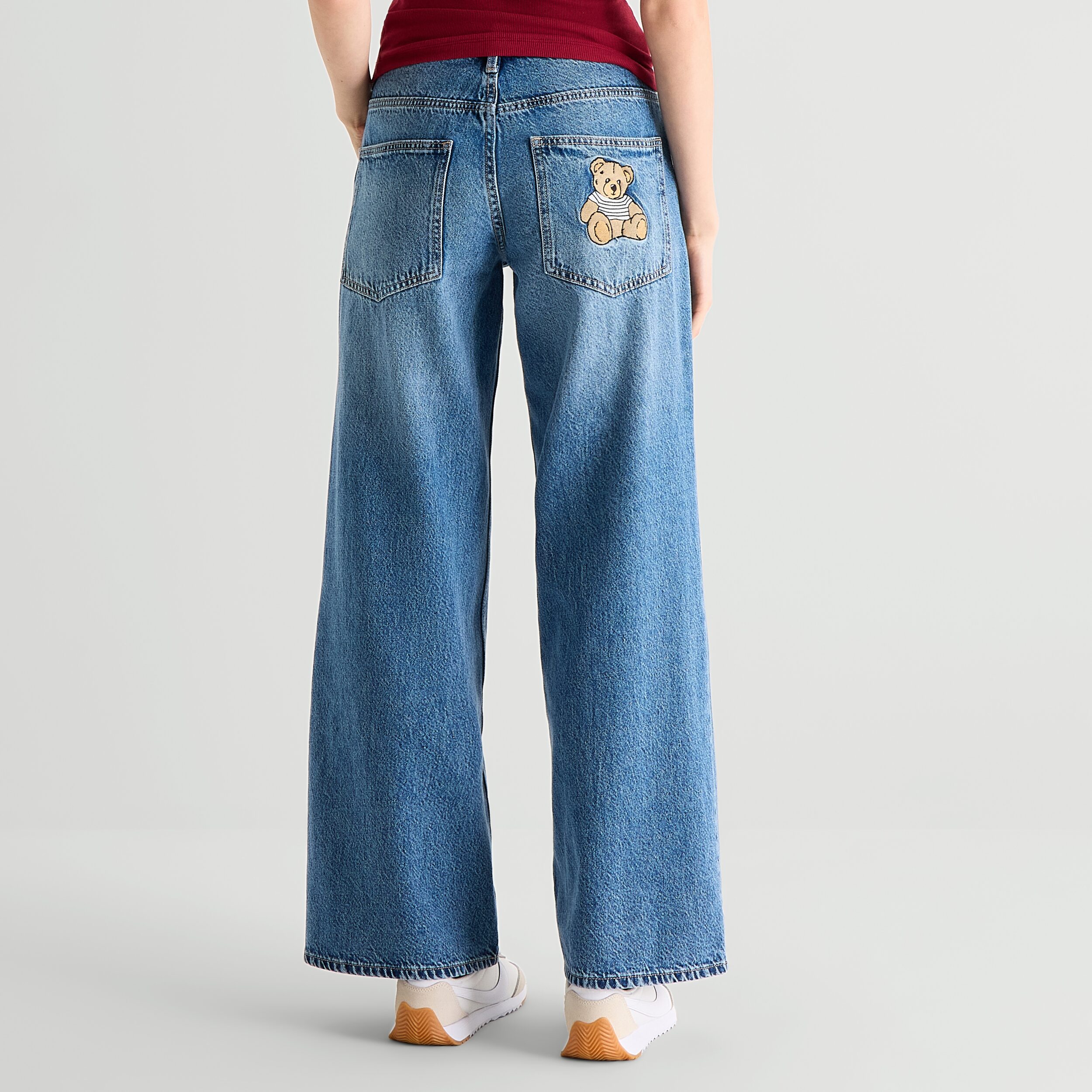 Arizona Womens Juniors Baggy Fit Jean