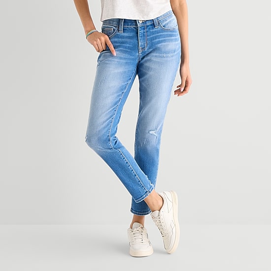Arizona Womens Juniors Skinny Fit Jean