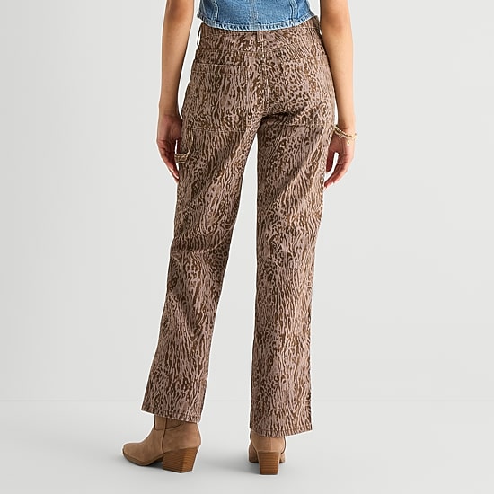Arizona Womens Juniors Straight Leg Jean