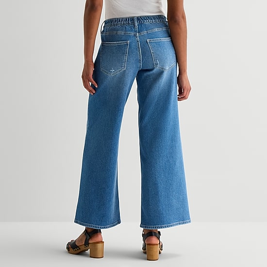 Arizona Curvy Womens Juniors Low Rise Curvy Fit Jean
