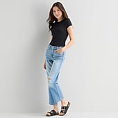 Arizona Curvy Womens Juniors High Rise Curvy Fit Jean