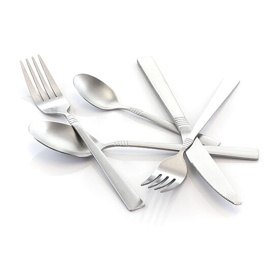 MegaChef Cravat 20-pc. 18/10 Stainless Steel Flatware Set