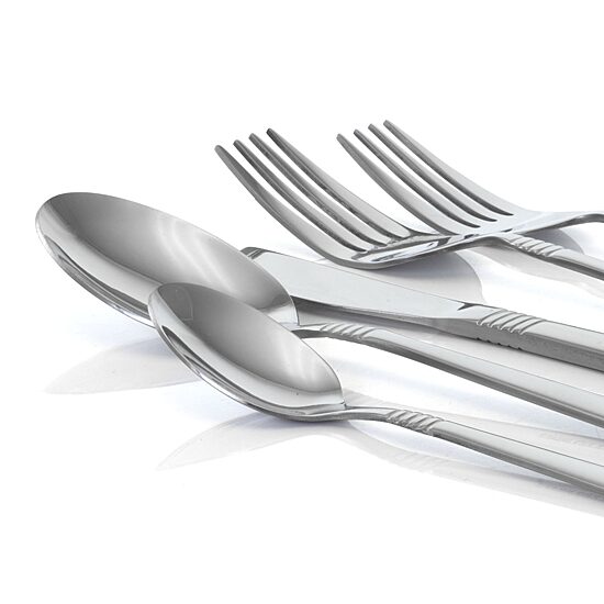 MegaChef Cravat 20-pc. 18/10 Stainless Steel Flatware Set