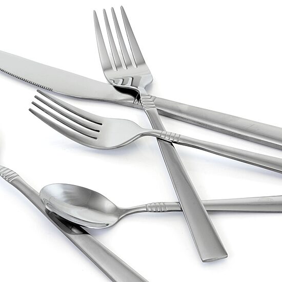 MegaChef Cravat 20-pc. 18/10 Stainless Steel Flatware Set