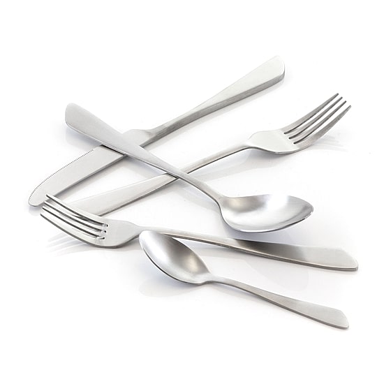 MegaChef Gibbous 20-pc. 18/10 Stainless Steel Flatware Set