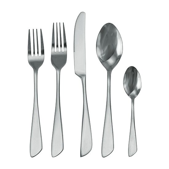 MegaChef Gibbous 20-pc. 18/10 Stainless Steel Flatware Set