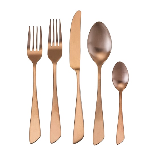 MegaChef Gibbous 20-pc. 18/10 Stainless Steel Flatware Set