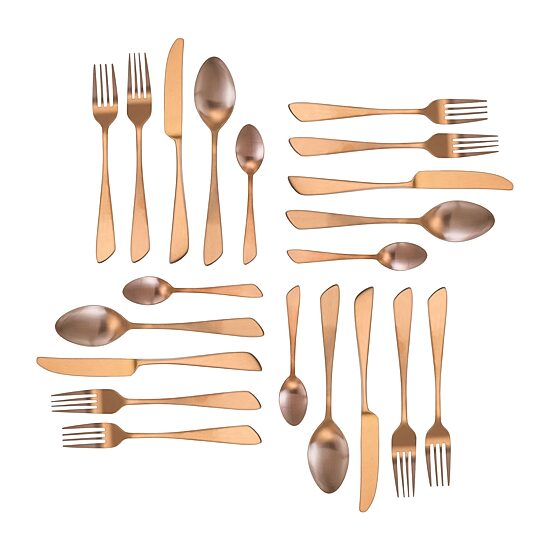 MegaChef Gibbous 20-pc. 18/10 Stainless Steel Flatware Set