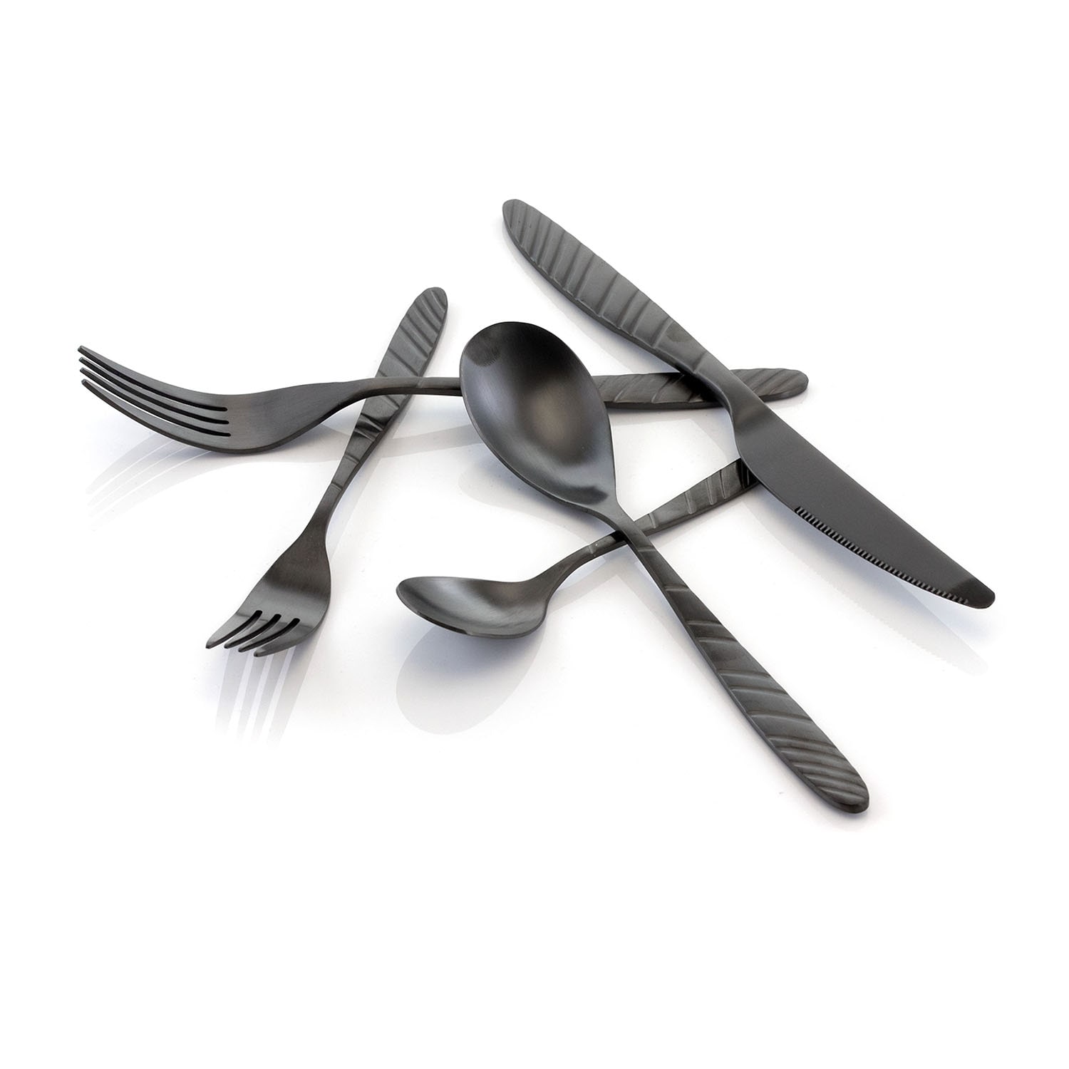 MegaChef La Vague 20-pc. 18/10 Stainless Steel Flatware Set