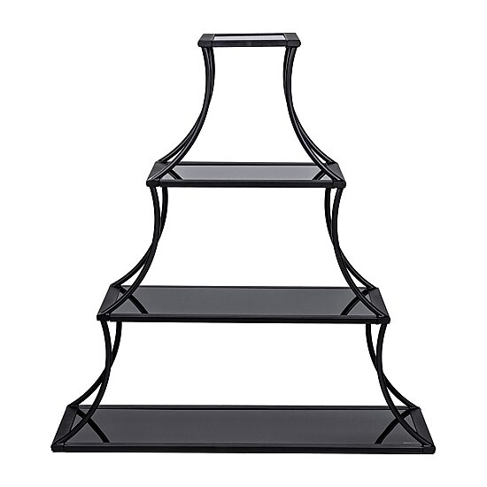 Meglin 4 Metal Shelf Bookcase
