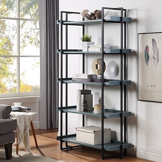 Furniture of America™ Lackomb Home Office Collection 5-Shelf Bookcase