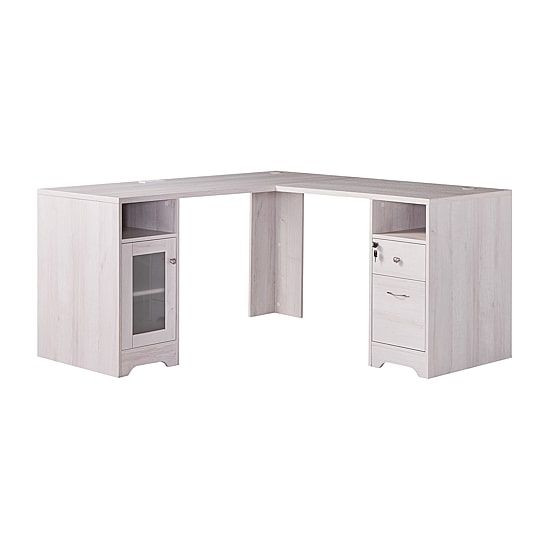 L-Shaped Storage Home Office Desk