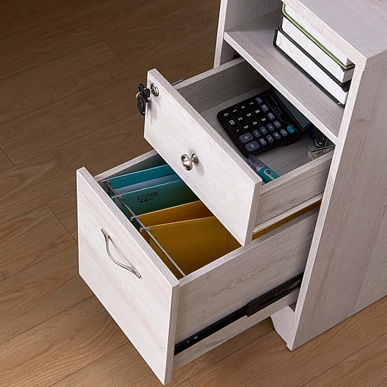 L-Shaped Storage Home Office Desk