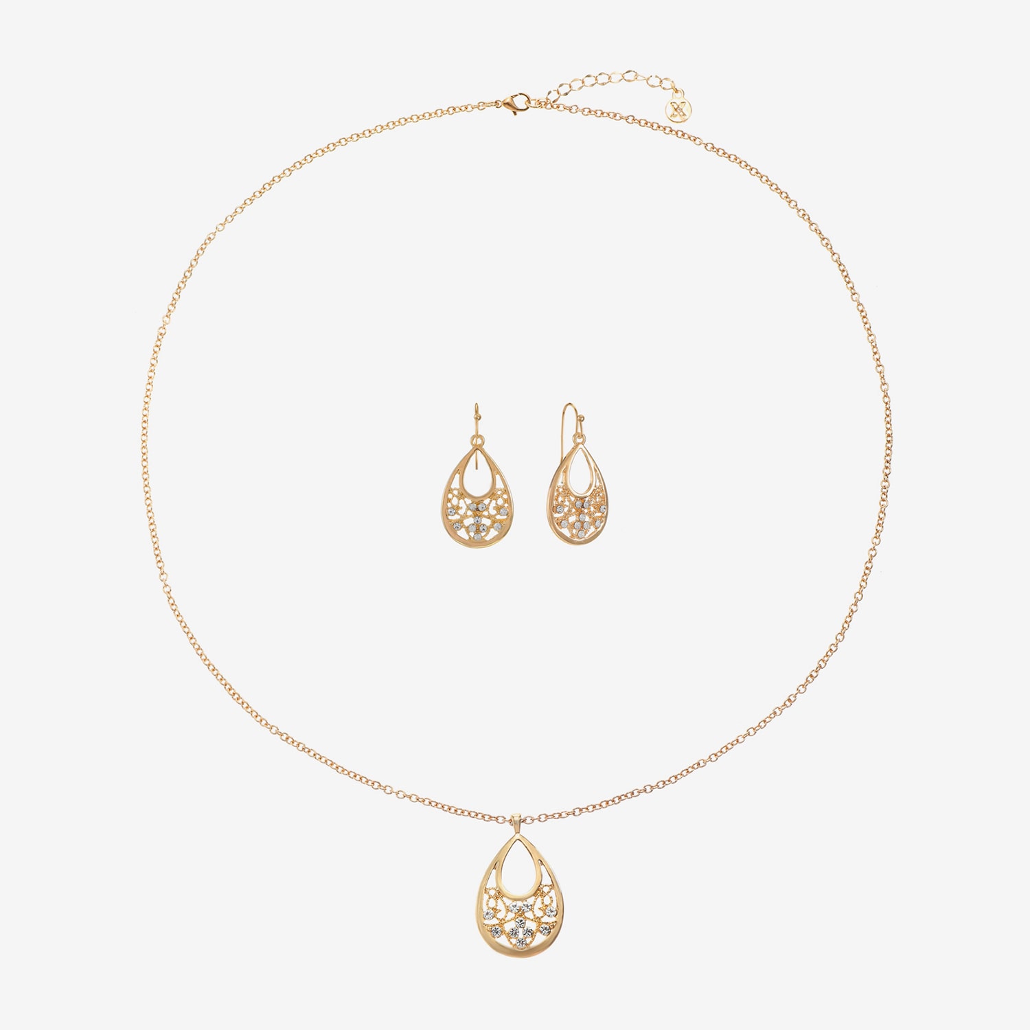 Mixit Womens White 2-pc. Jewelry Set