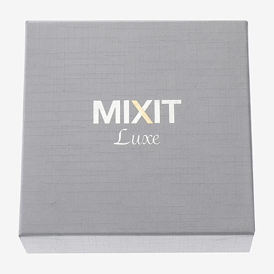 Mixit Silver Tone Pendant Necklace & Stud Earrings Womens White Heart 2-pc. Jewelry Set