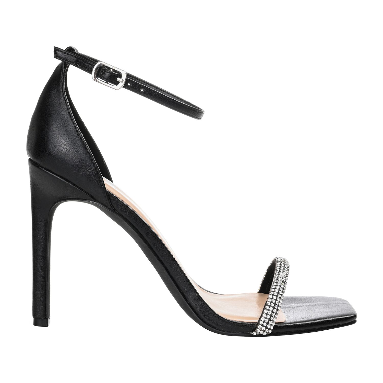 Journee Collection Zoya Womens Round Open Toe Stiletto Heel Pumps