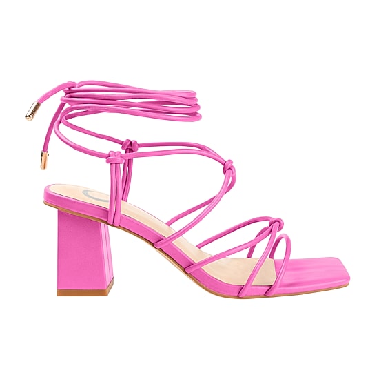 Journee Collection Harpr Womens Round Open Toe Block Heel Pumps