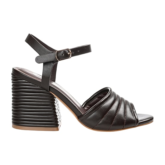 Journee Collection Charmaine Womens Round Open Toe Stacked Heel Pumps