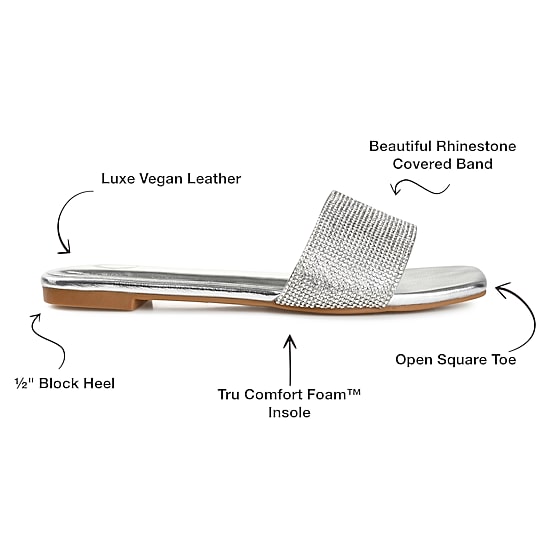 Journee Collection Womens Grayce Slide Sandals