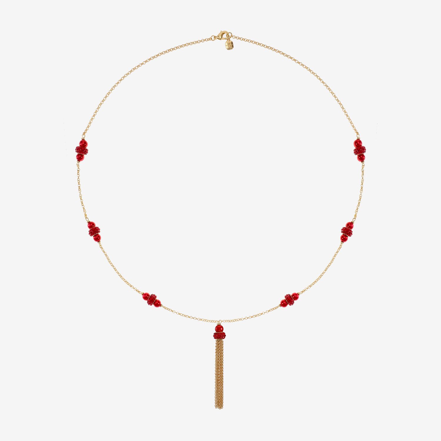 Monet Jewelry Tassel Womens 31 Inch Strand Necklace