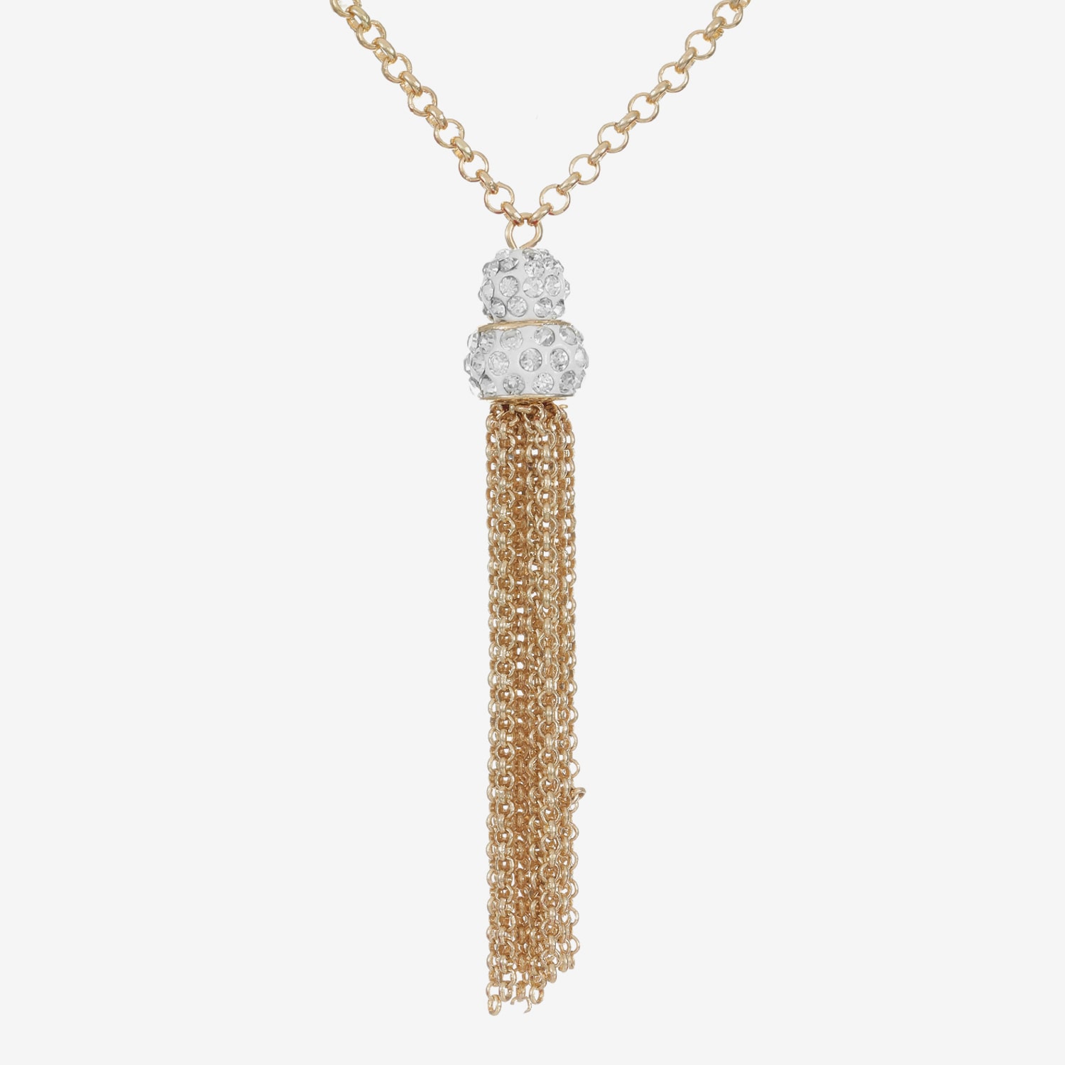 Monet Jewelry Tassel Womens 31 Inch Strand Necklace