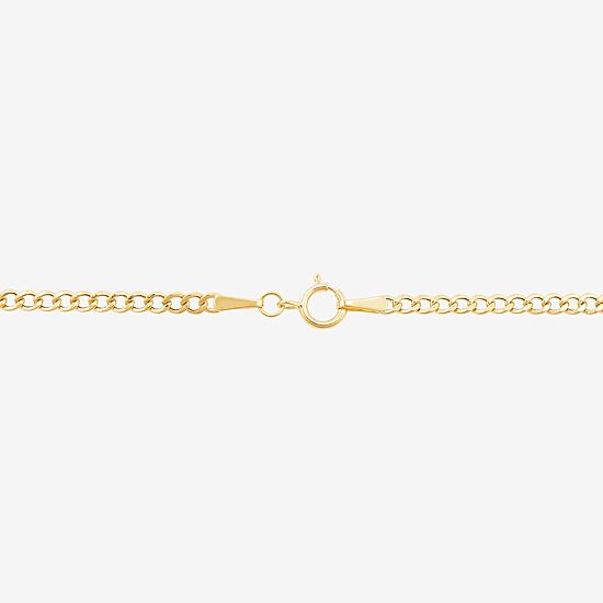 Womens 14K Gold Evil Eye Charm Bracelet