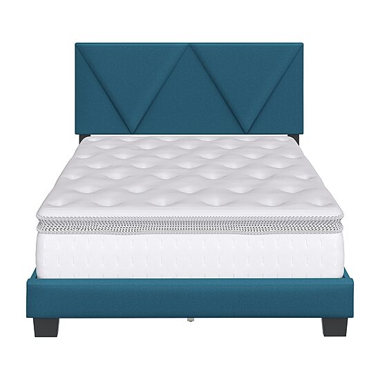 VECTOR FULL UPHOLSTERED PLATFORM BED