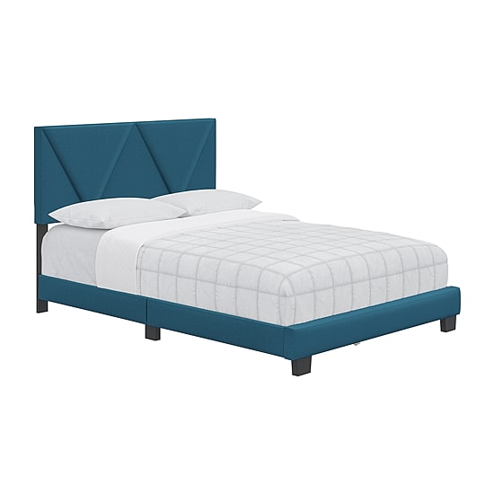 VECTOR FULL UPHOLSTERED PLATFORM BED
