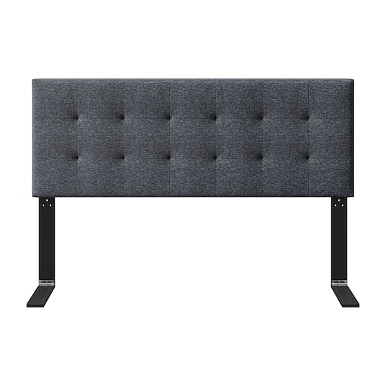 Boyd Sleep Queen Tufted Linen Headboard